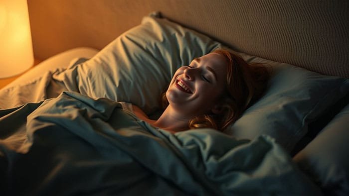 lachen in je slaap